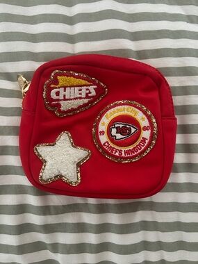 Stoney Clover Lane mini KC Chiefs pouch